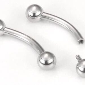 Tilum 16g Εσωτερική λυγισμένη μπάρα τιτανίου - Τιμή ανά 1