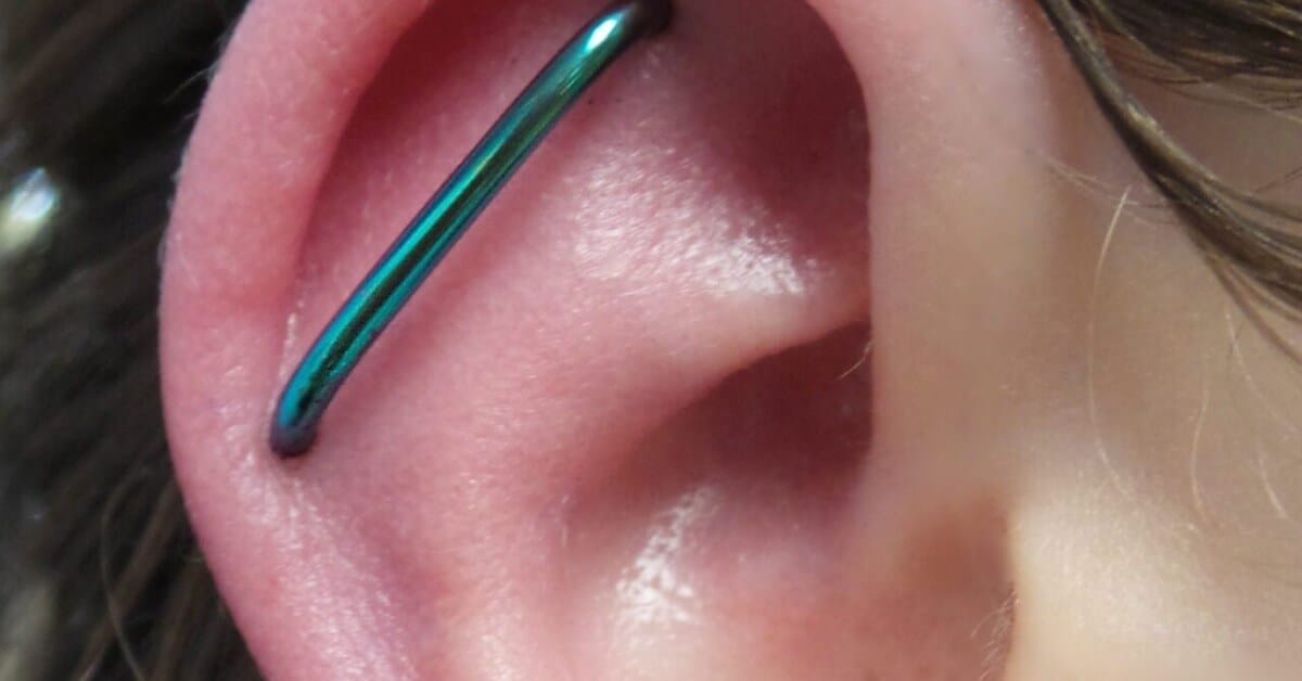 Floating Lobe Piercing (Includes Jewelry) - Iron Palm Tattoos & Body ...
