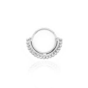 Tilum 16g Mehndi Design Titanium Clicker - Kumukuai no 1