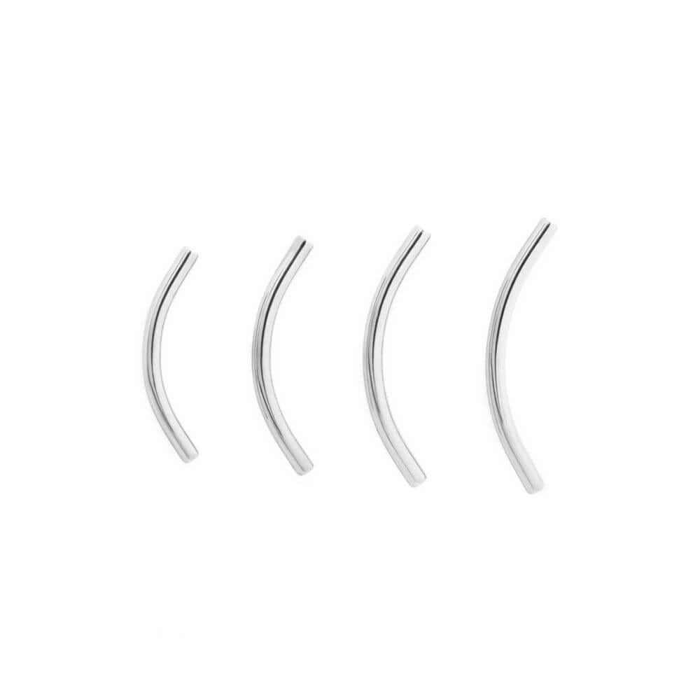 Tilum 18g Titanium Threadless Barbell Barbell Shaft - Τιμή ανά 1