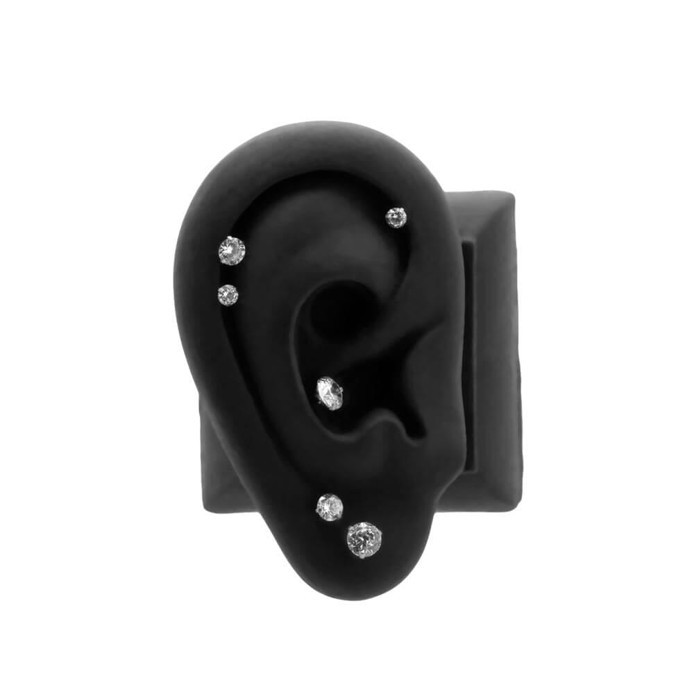 Σετ σκουλαρίκια κόσμημα από Tilum Titanium Prong - Τιμή ανά 2