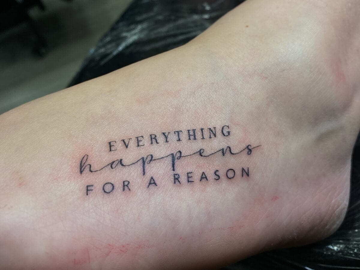everything happens for a reason traduzione