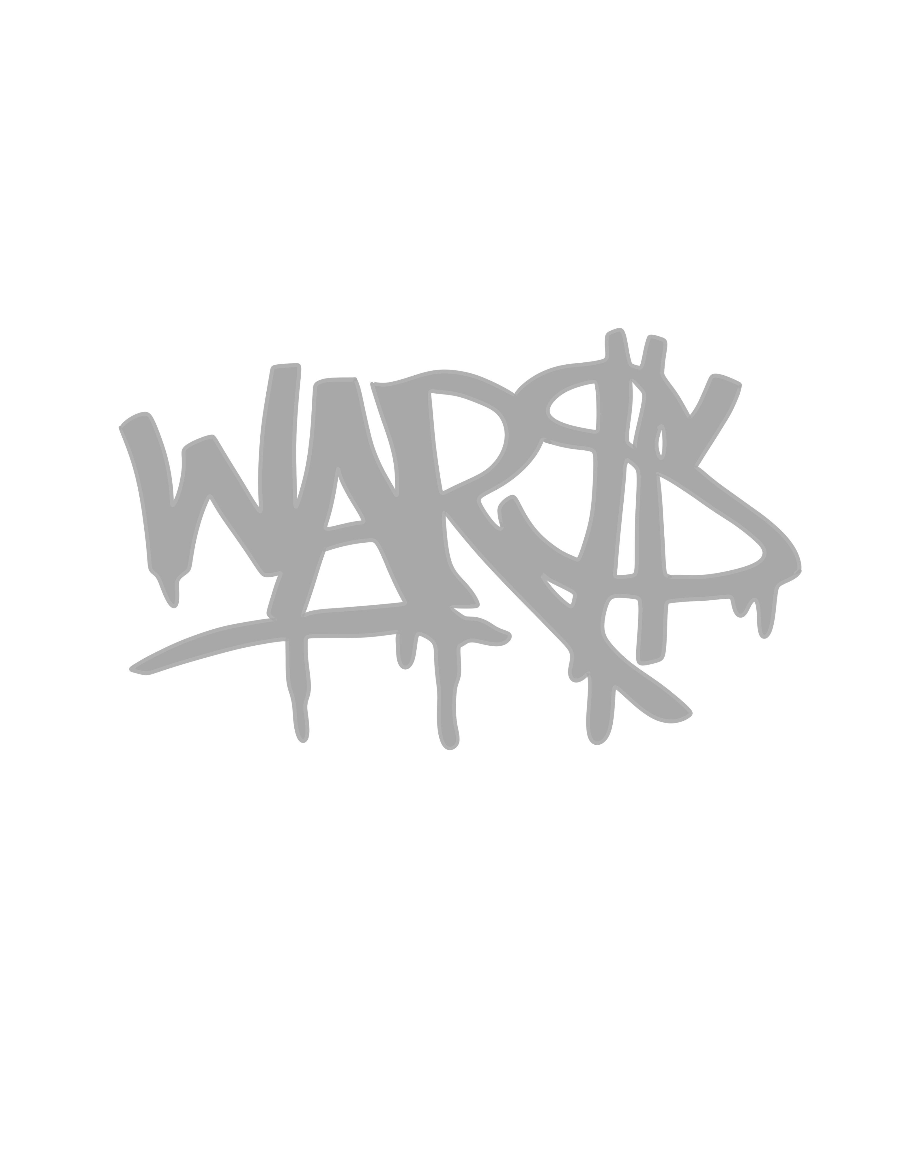 Binky Warbucks Tattoo Artist White Logo