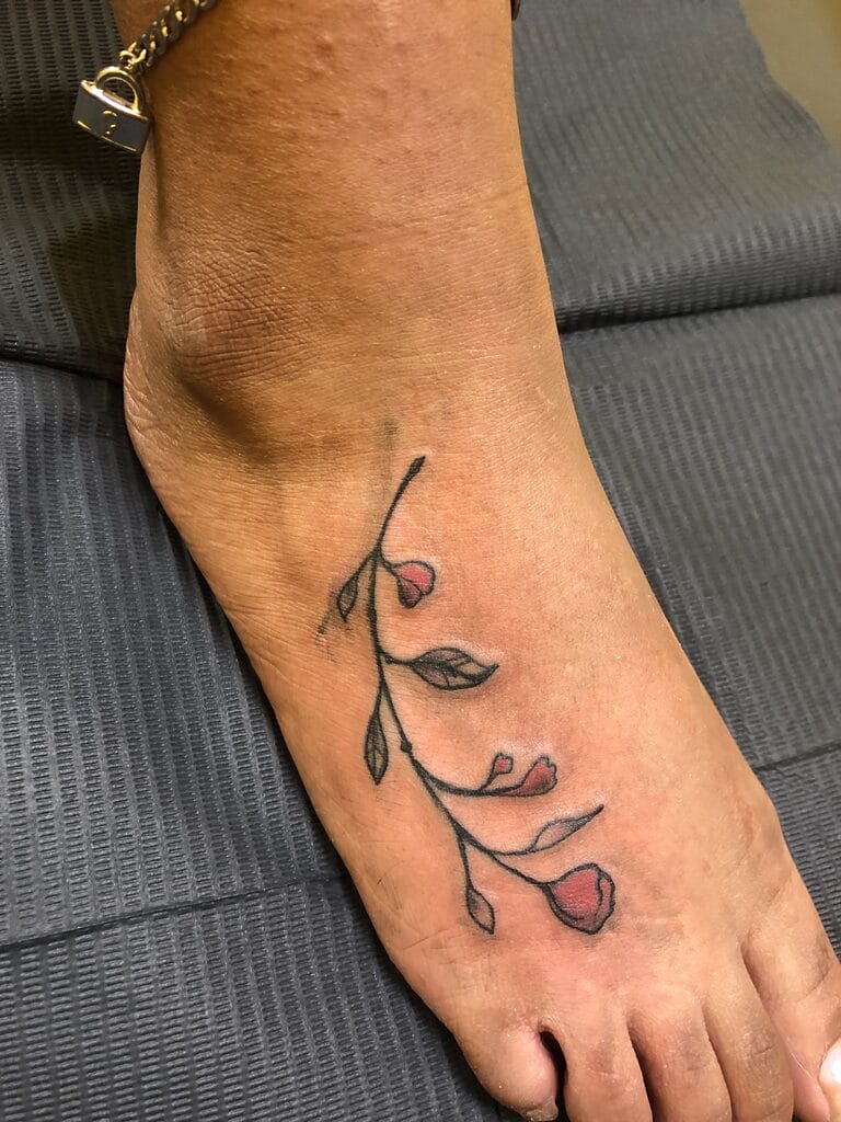 Tattoo Rose Flower аз ҷониби Binky Warbucks дар Tattoos Iron Palm.