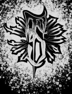 Логотип майстра татуювань Terrance Sawyer перевернутий