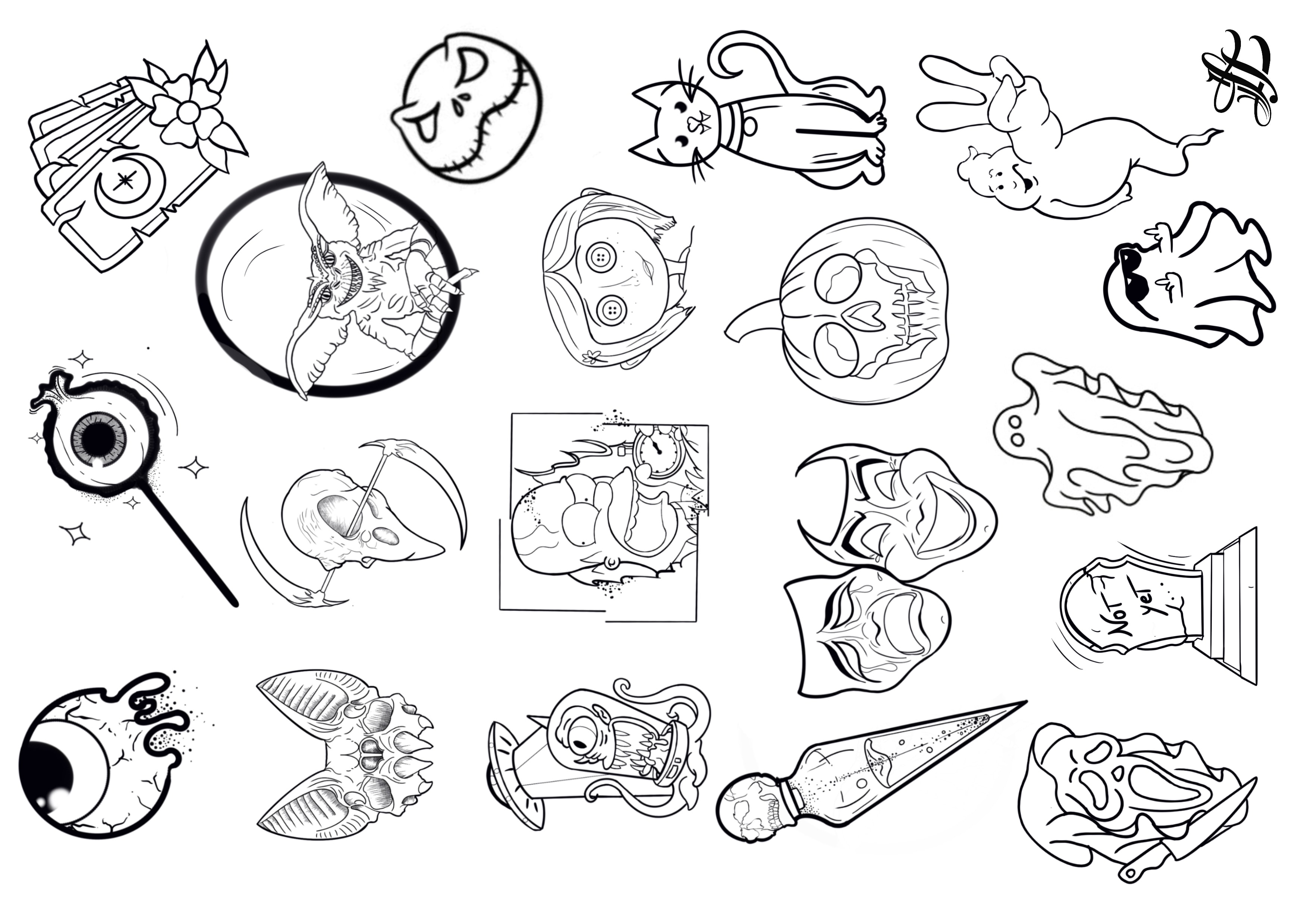 Сентябрь 2024 Пятница 13-е Флэш-татуировка от Виви