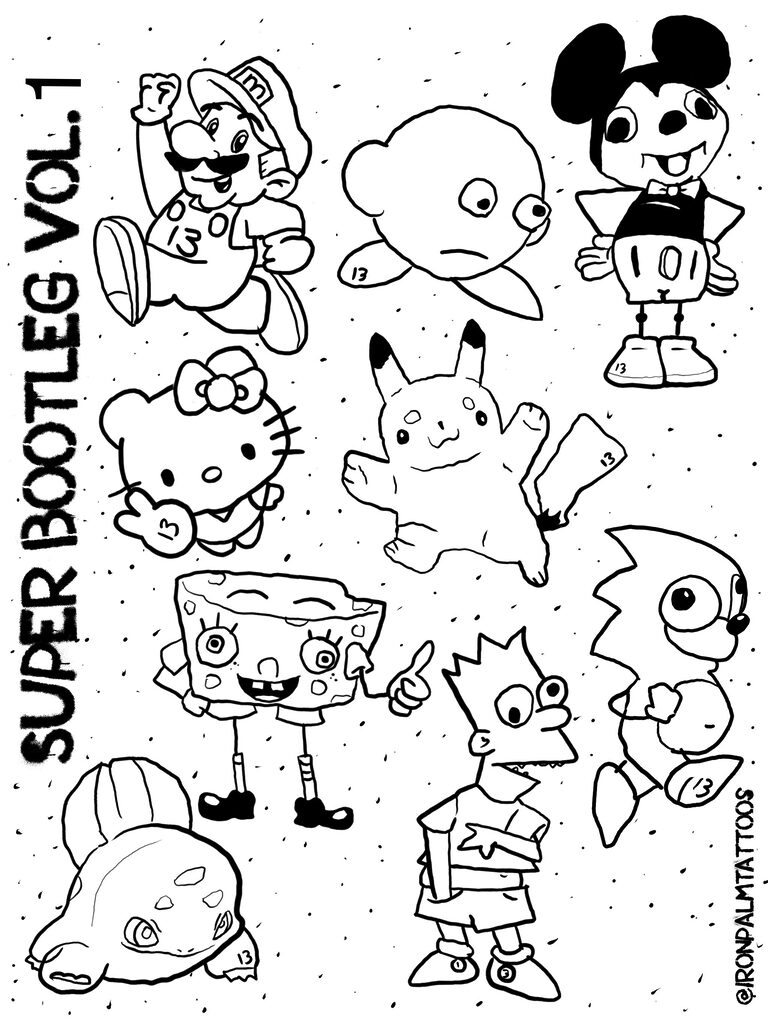 Пятница, 13 декабря 2024 г. Татуировка Flash от Wherz Wally #4. Татуировки по $13 доступны в выходные в пятницу, 13-го. С 12:12 до 13:14 15, XNUMX и XNUMX декабря.