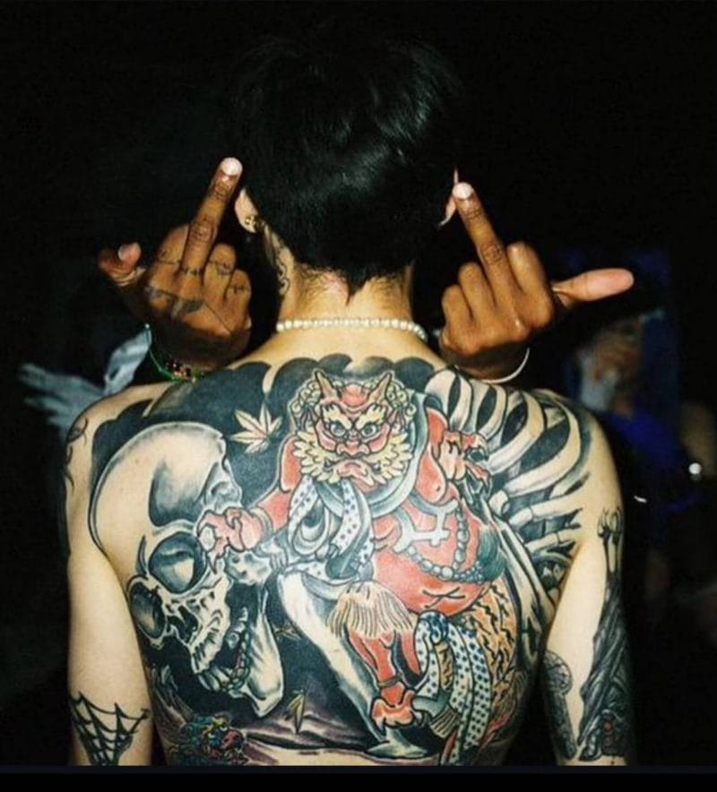 Tatouage traditionnel japonais personnalisé par Tupicalo.