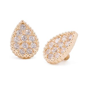 Add shine with this water drop jeweled top in 14kt gold, featuring embedded crystals and a sleek design. Secure internal threading for daily wear. Call or text Iron Palm Tattoos at 404-973-7828 to check availability or visit the shop.